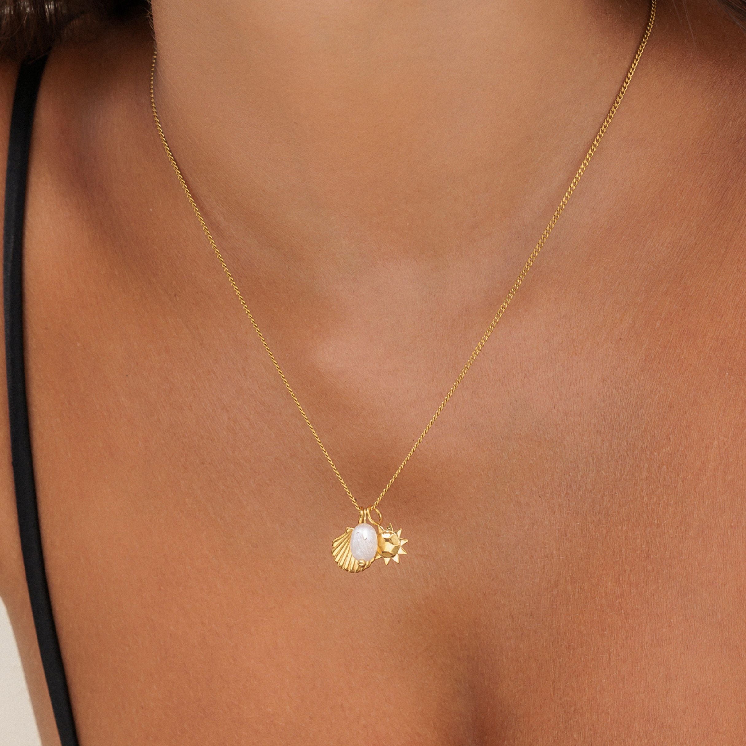 Gold Ocean Necklace