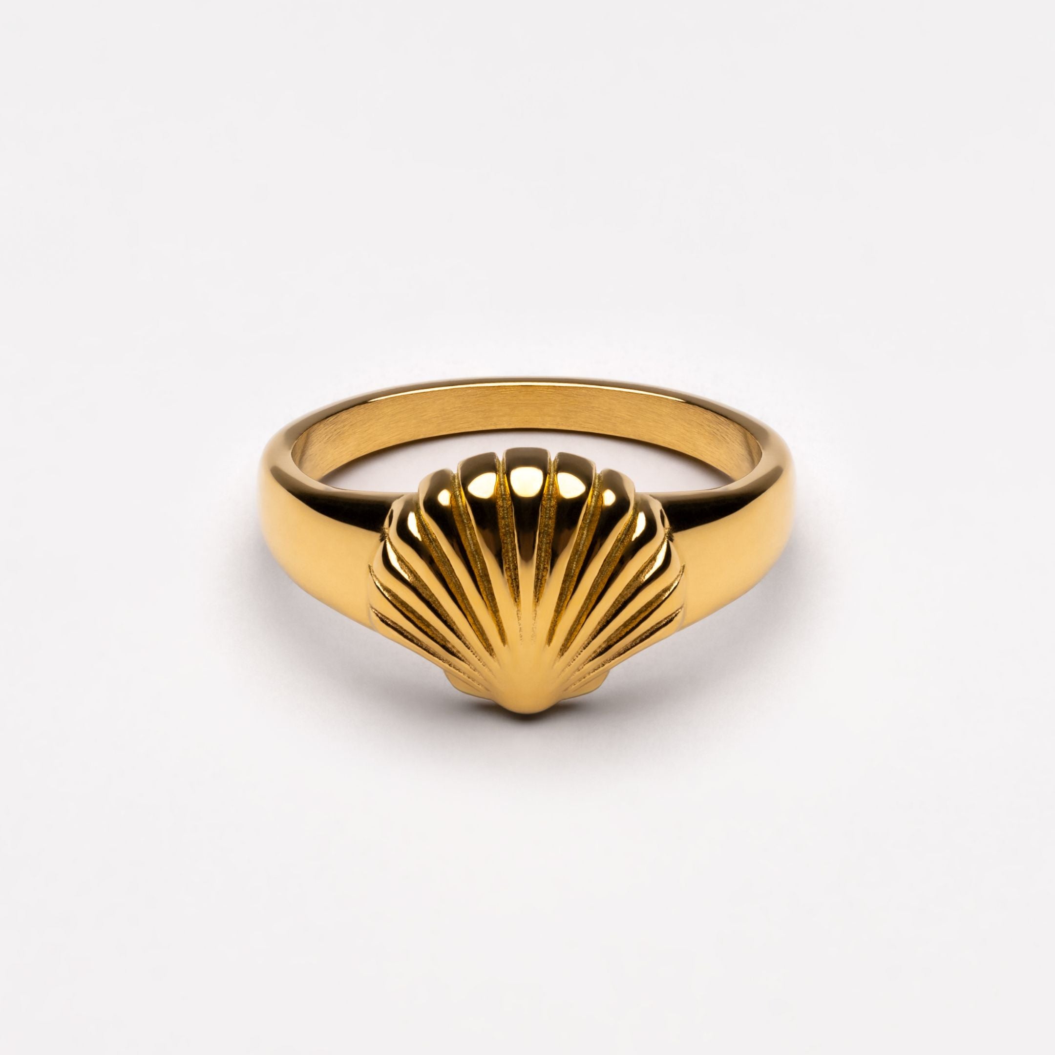 Gold Shell Ring