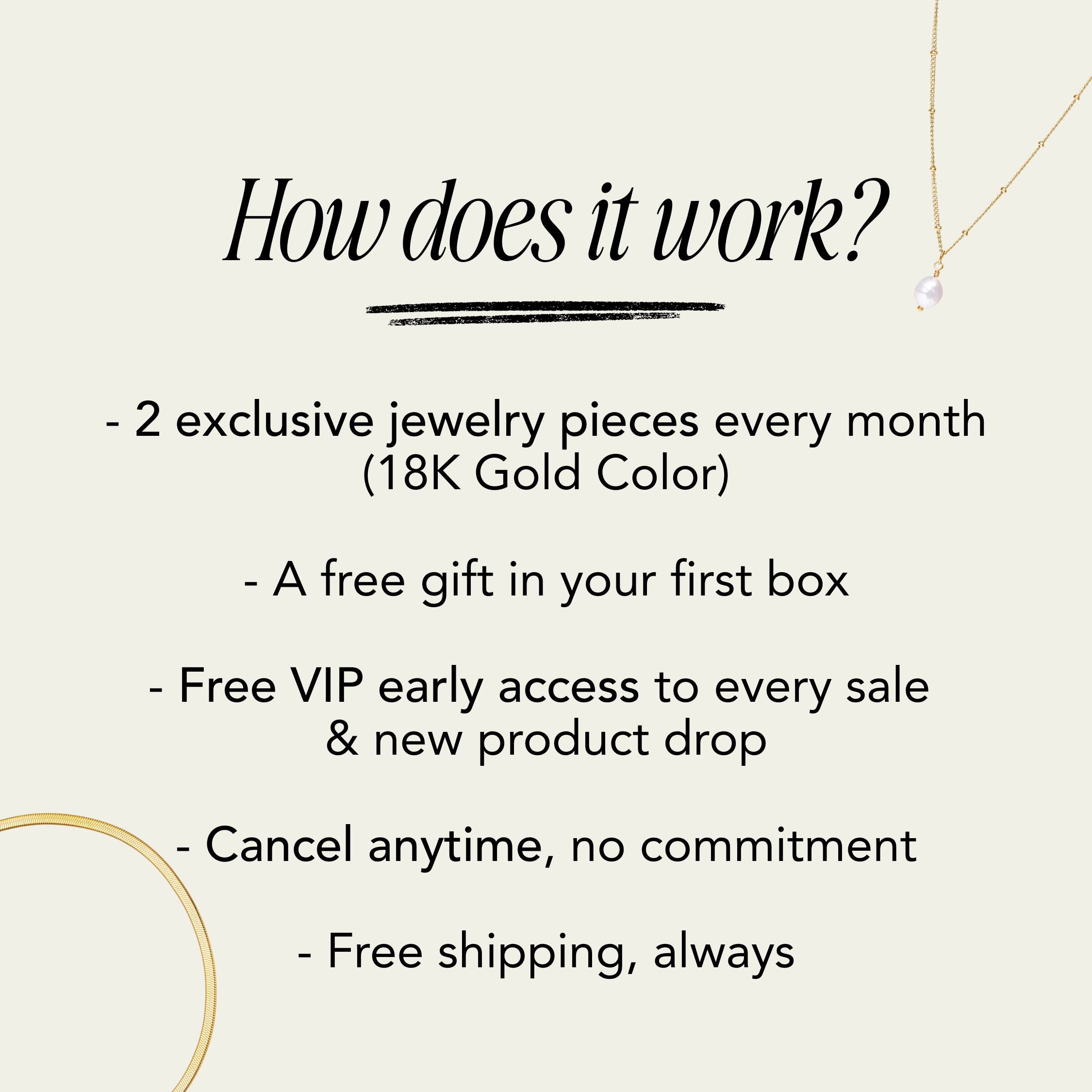 Mystery Jewelry Subscription Box