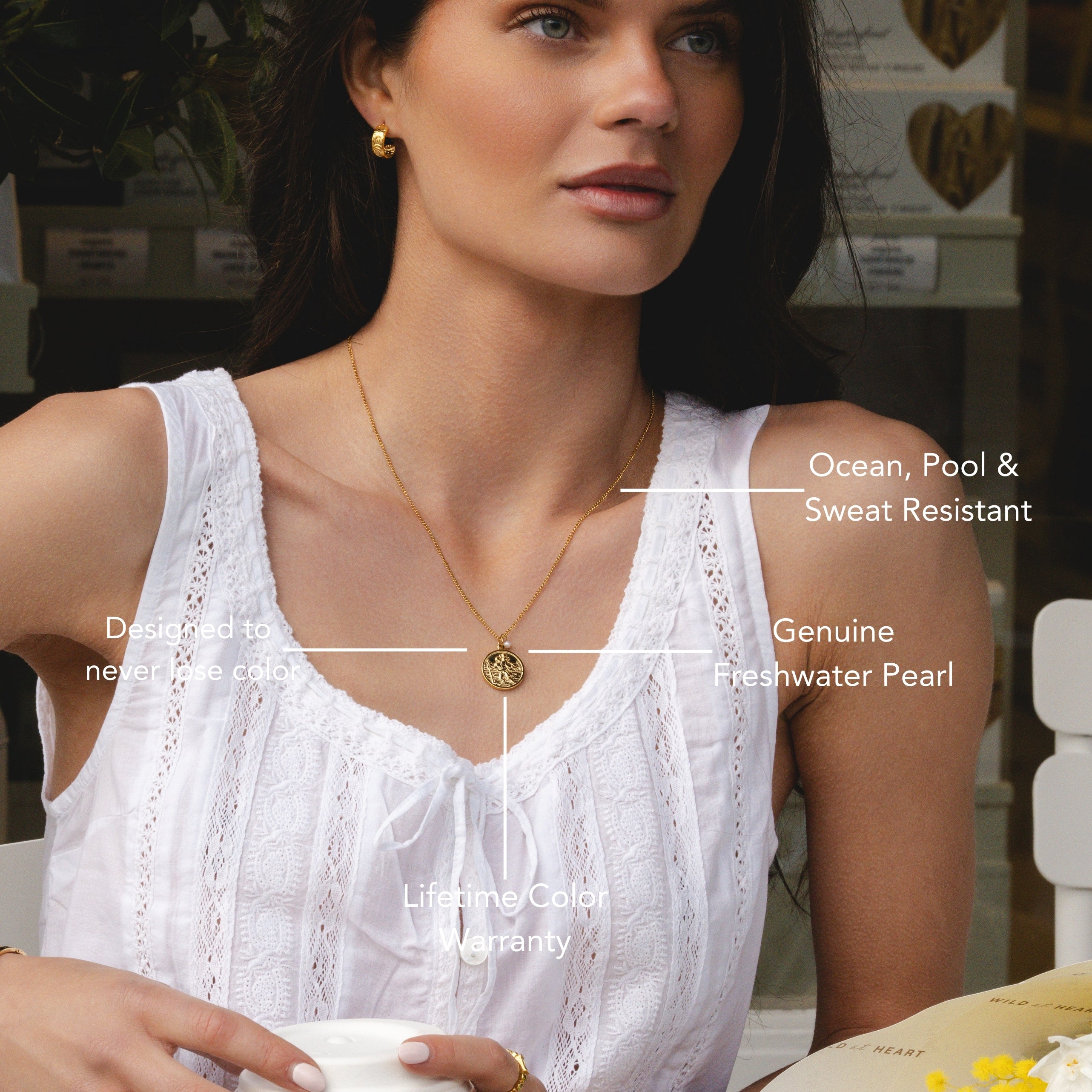  Minimal Pendant Necklace