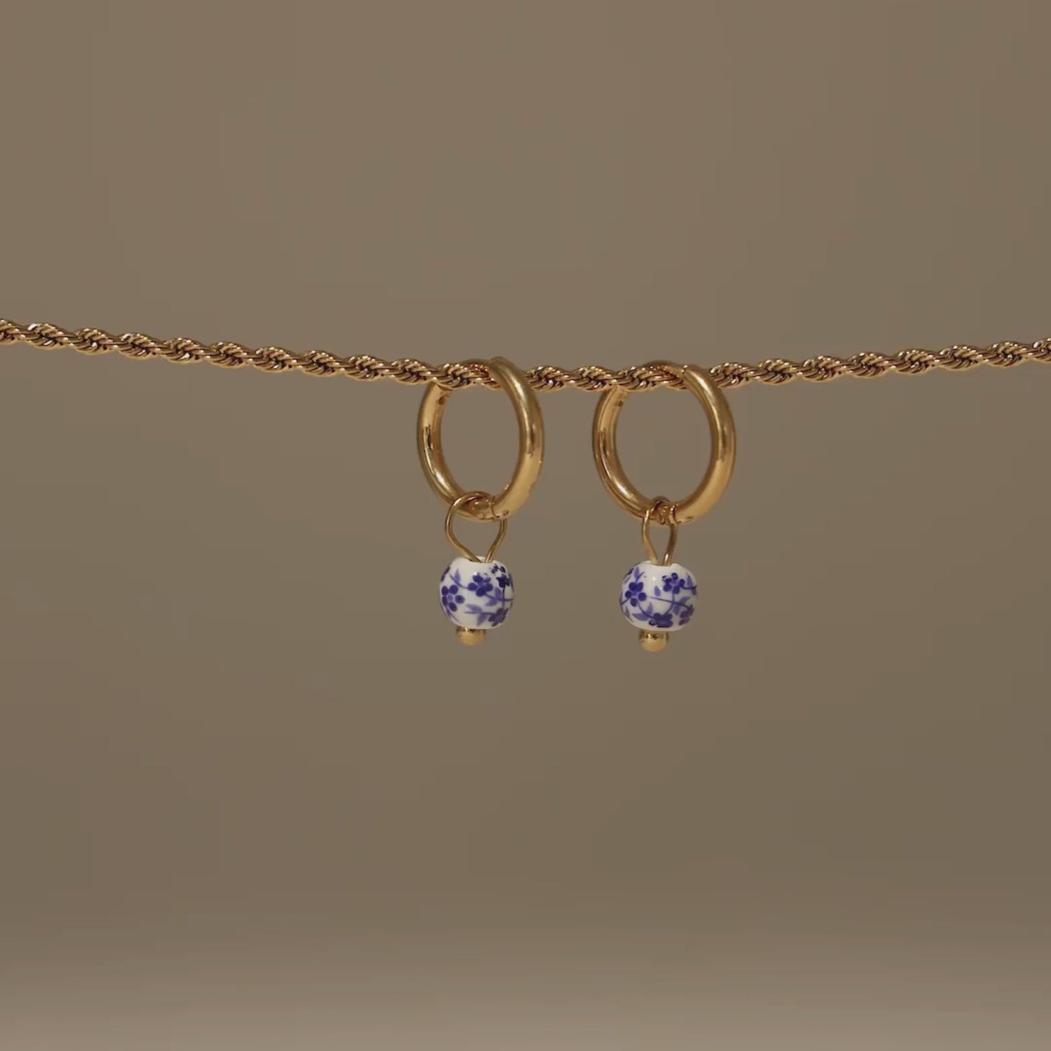 Gold Blossom Earrings