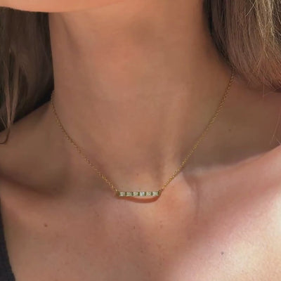 Dainty Bar Necklace