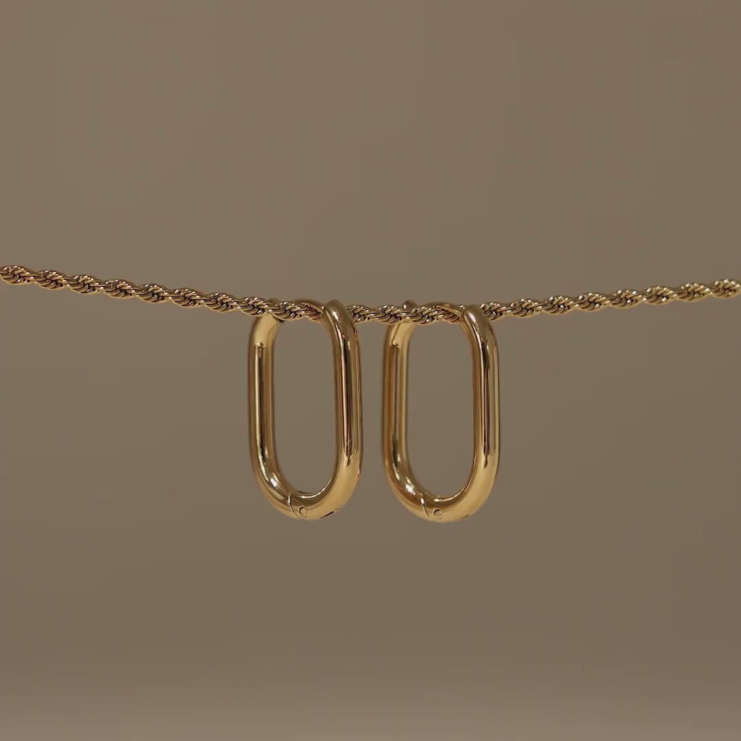 Gold Hoop Earrings