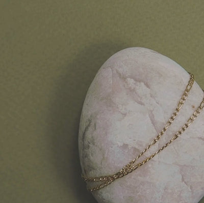 Layered Figaro Bracelet