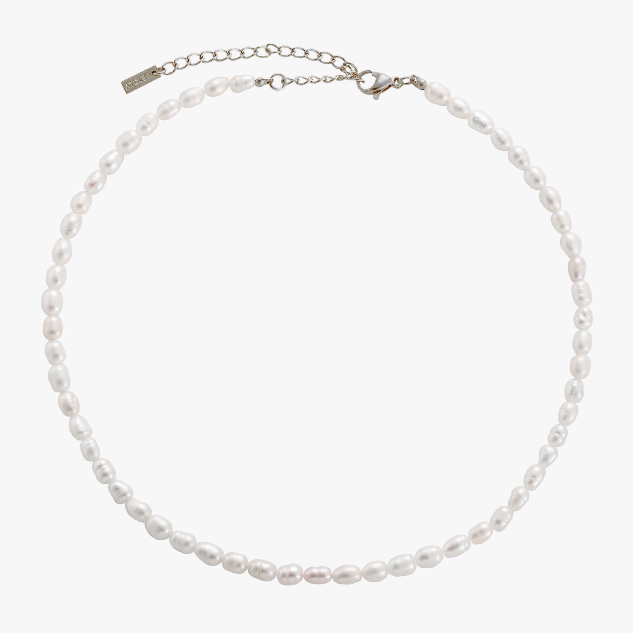 Silver Pearl Choker