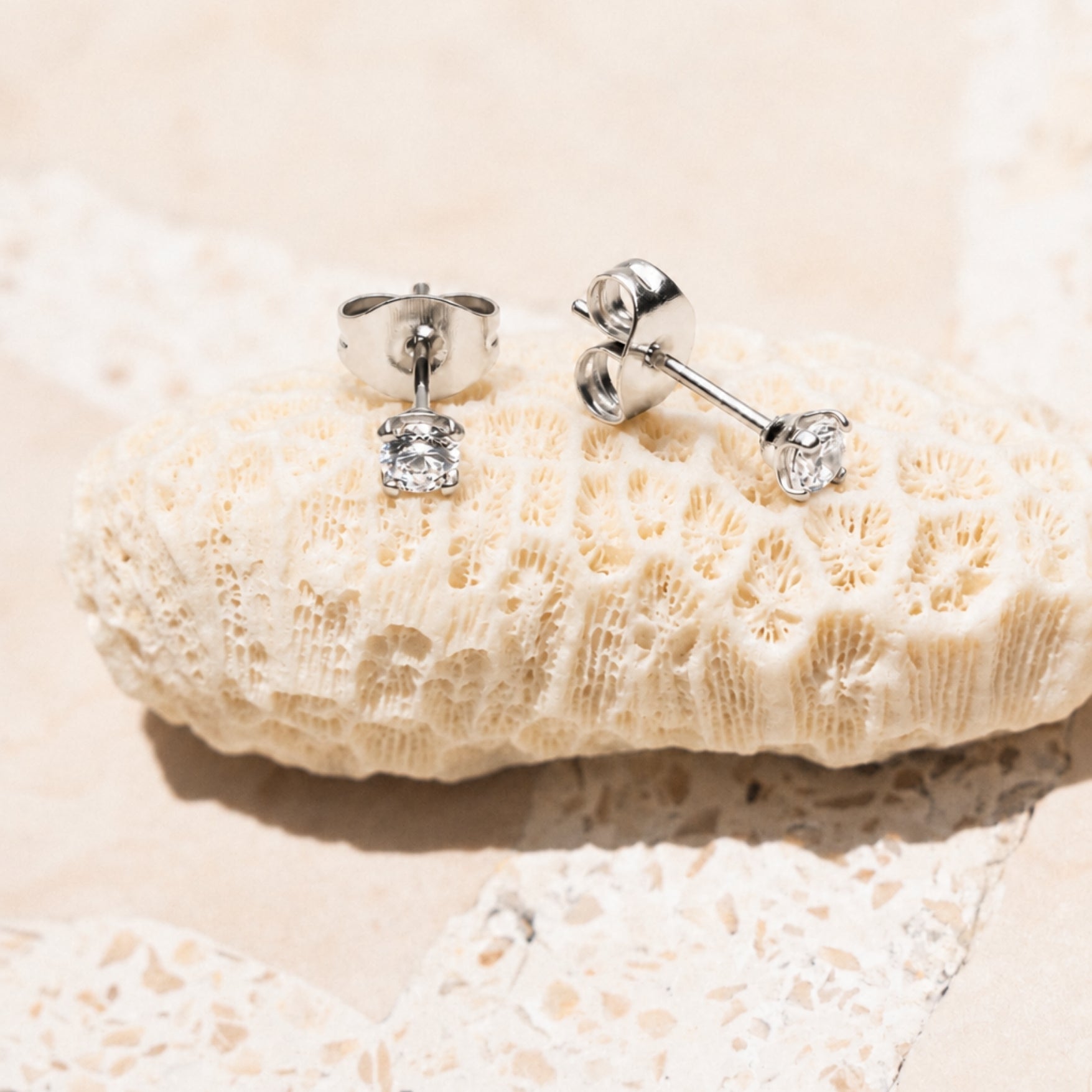 Silver Stud Earrings