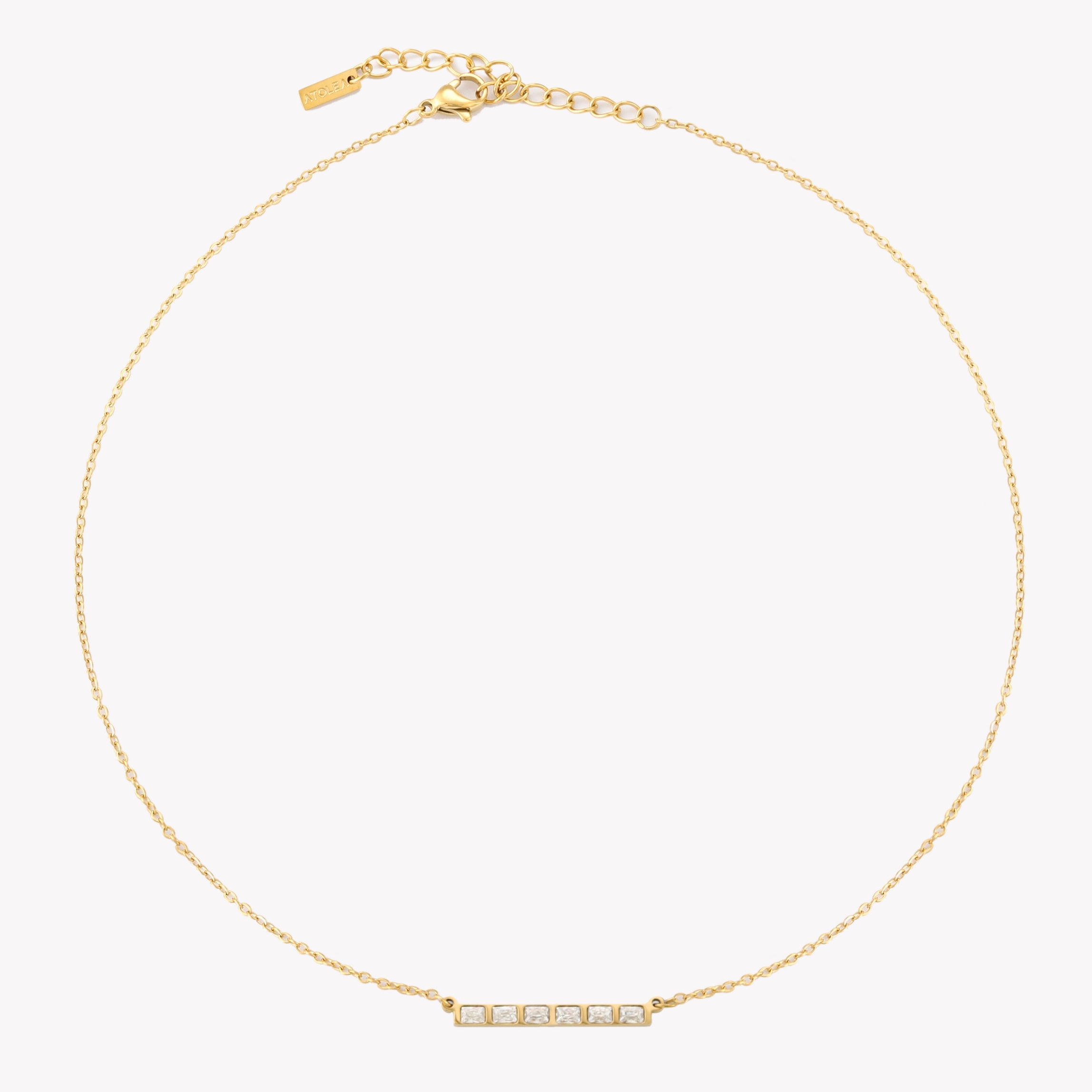 Statement Baguette Necklace