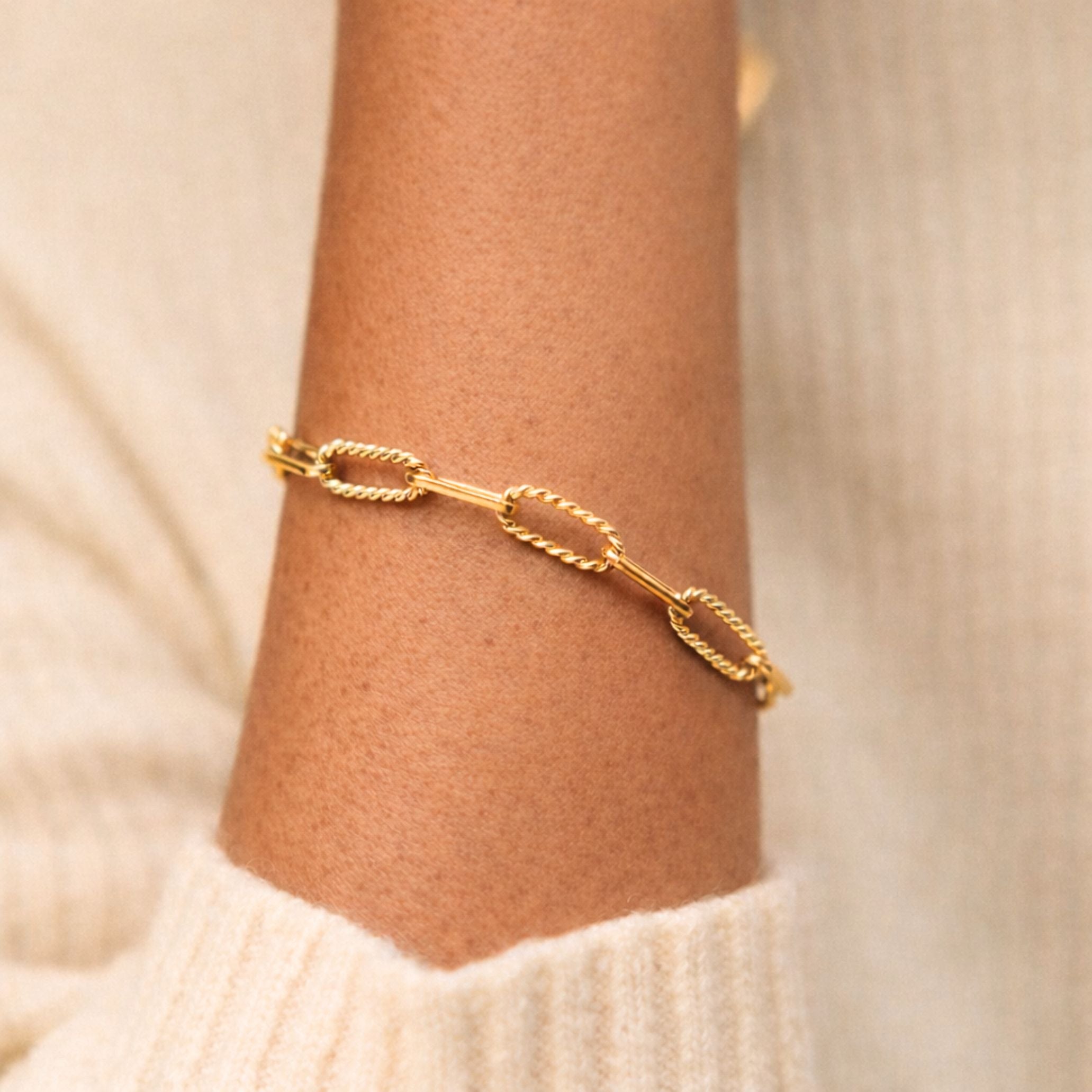 Statement Paperclip Bracelet
