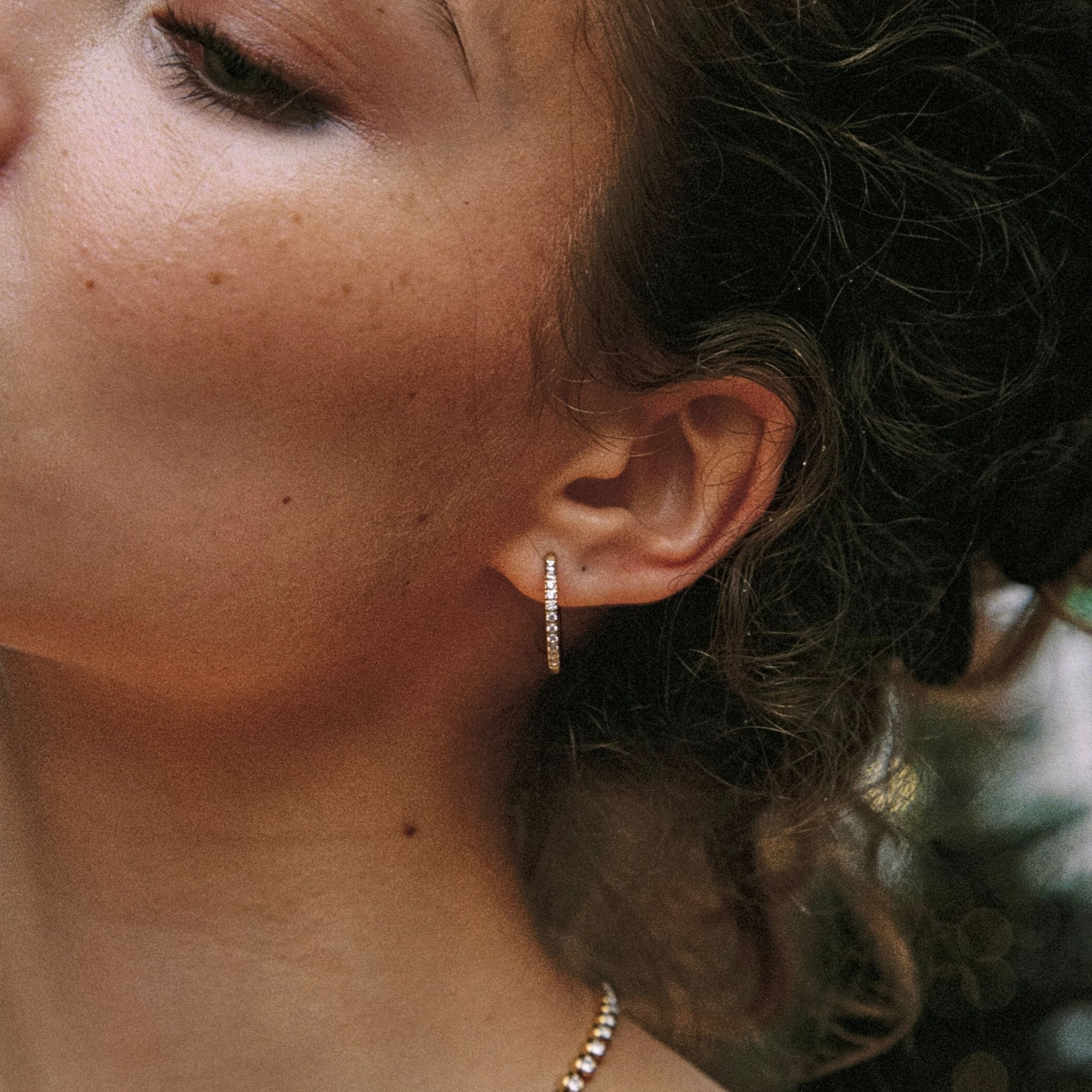 Statement Pave Earrrings