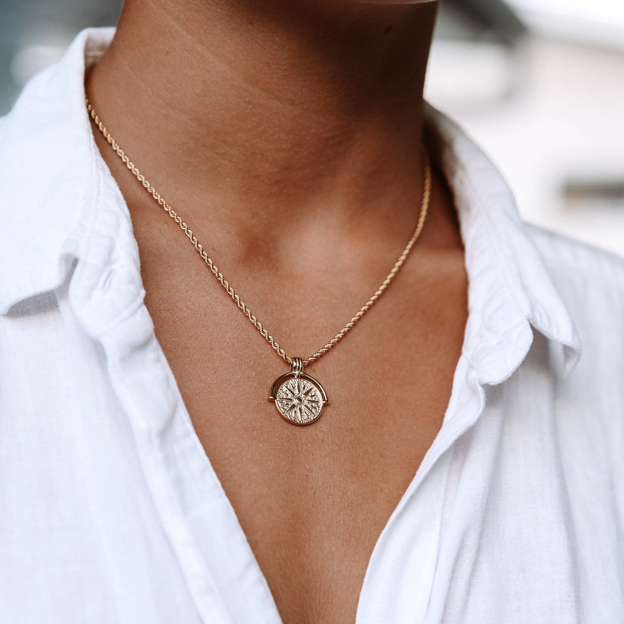 Gold Sun Pendant