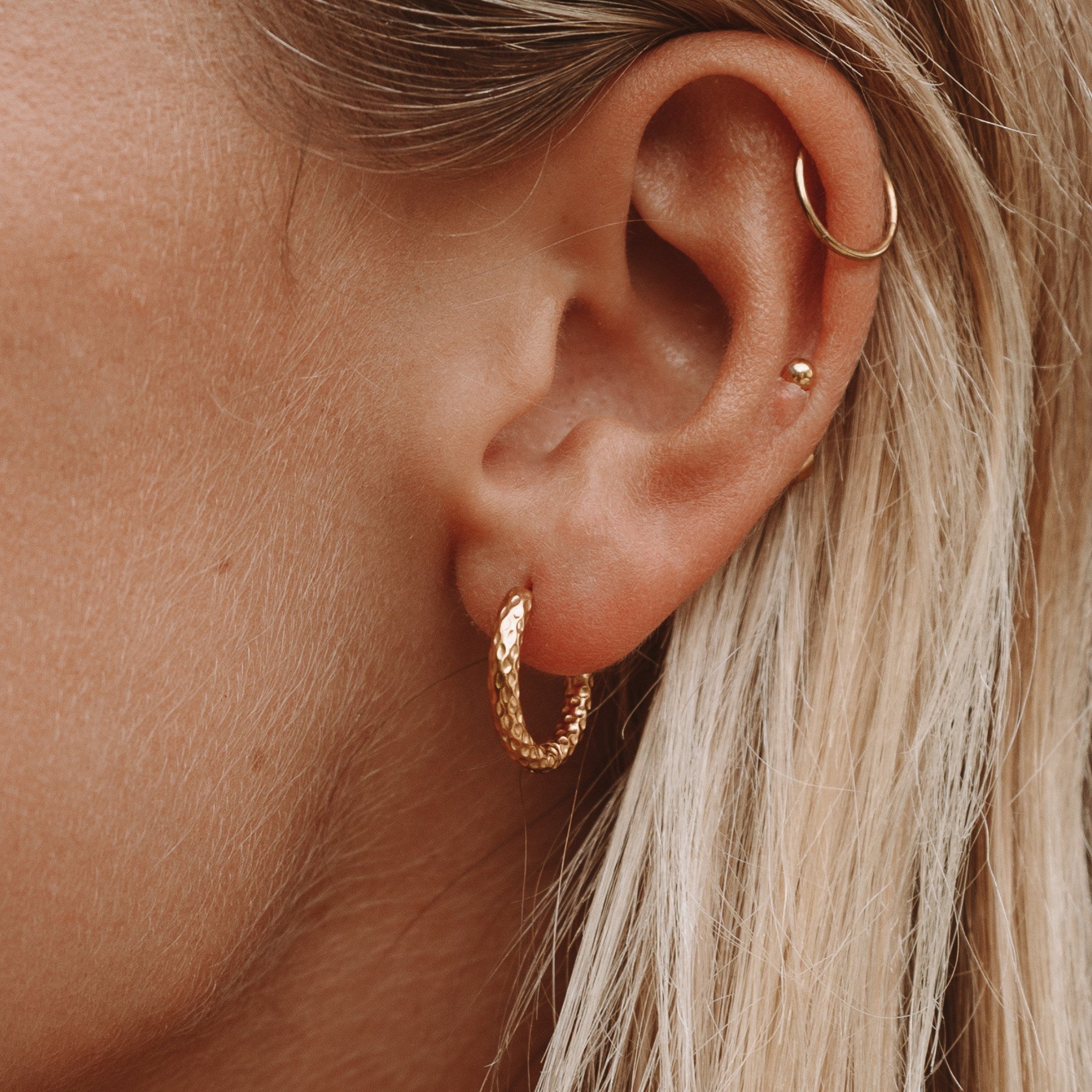 Hammered Hoops