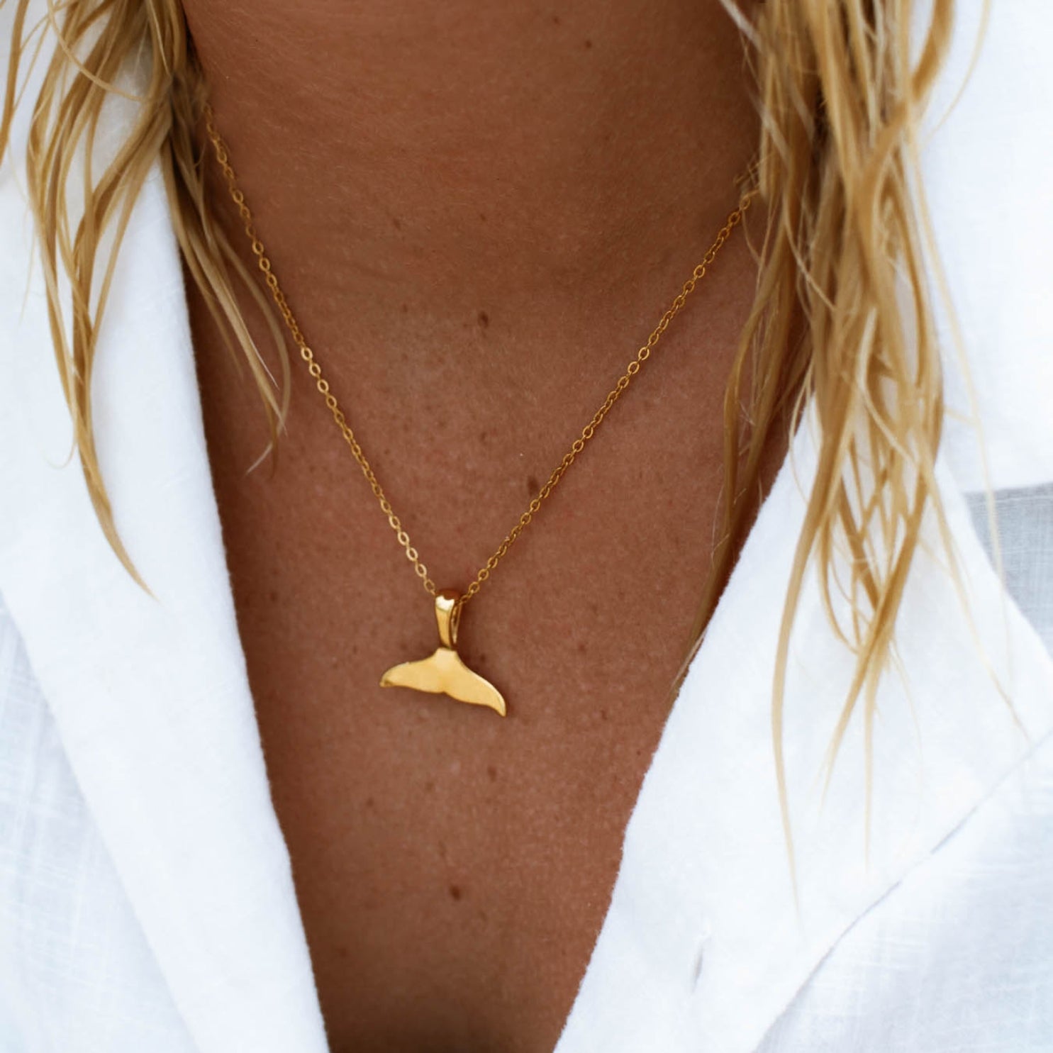 Whale Tail Necklace